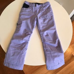 Obermeyer Girls Lavender Purple Snow Pants